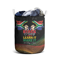 South Africa Black History Month Laundry Basket Live It Learn It Make It - Wonder Print Shop