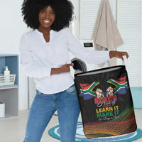 South Africa Black History Month Laundry Basket Live It Learn It Make It - Wonder Print Shop