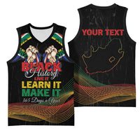 Personalized South Africa Black History Month Basketball Jersey Live It Learn It Make It - Wonder Print Shop