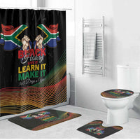 South Africa Black History Month Bathroom Set Live It Learn It Make It - Wonder Print Shop