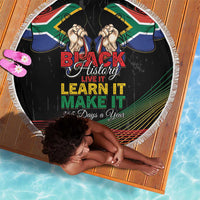 South Africa Black History Month Beach Blanket Live It Learn It Make It - Wonder Print Shop