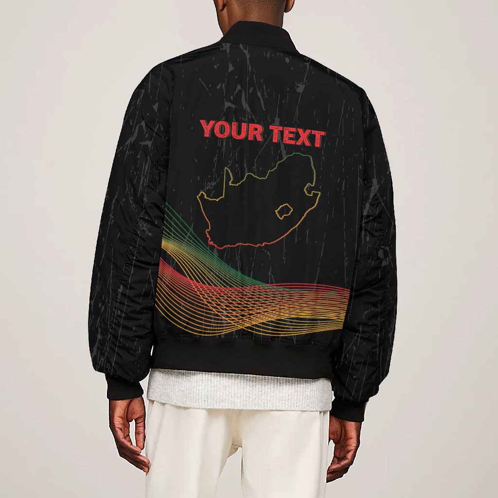 Personalized South Africa Black History Month Bomber Jacket Live It Learn It Make It - Wonder Print Shop