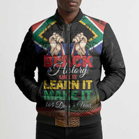 Personalized South Africa Black History Month Bomber Puffer Jacket Live It Learn It Make It - Wonder Print Shop