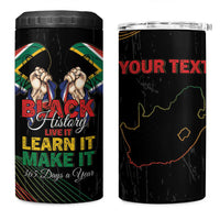 Personalized South Africa Black History Month 4 in 1 Can Cooler Tumbler Live It Learn It Make It - Wonder Print Shop