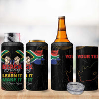 Personalized South Africa Black History Month 4 in 1 Can Cooler Tumbler Live It Learn It Make It - Wonder Print Shop