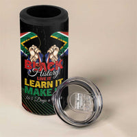 Personalized South Africa Black History Month 4 in 1 Can Cooler Tumbler Live It Learn It Make It - Wonder Print Shop