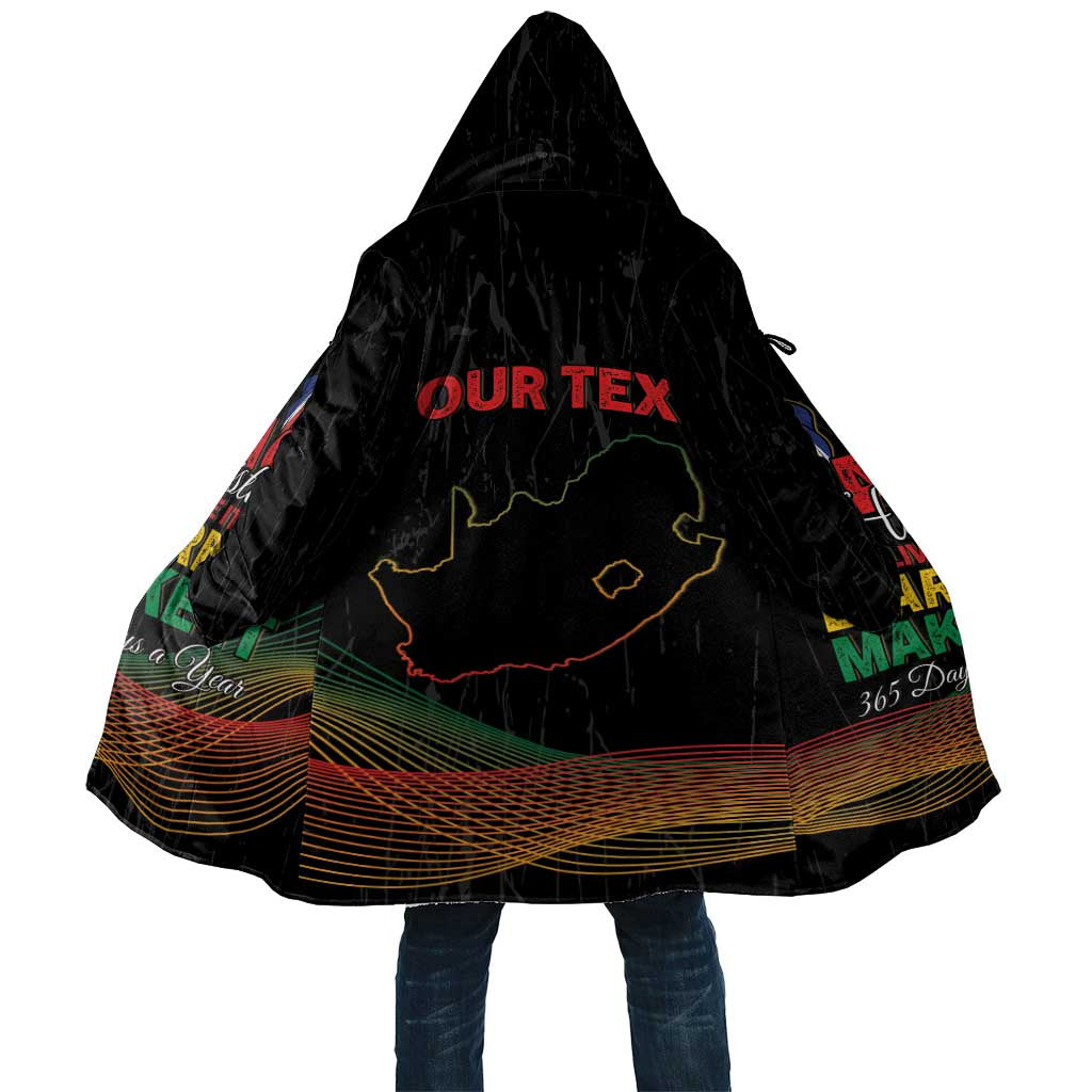 Personalized South Africa Black History Month Cloak Live It Learn It Make It - Wonder Print Shop