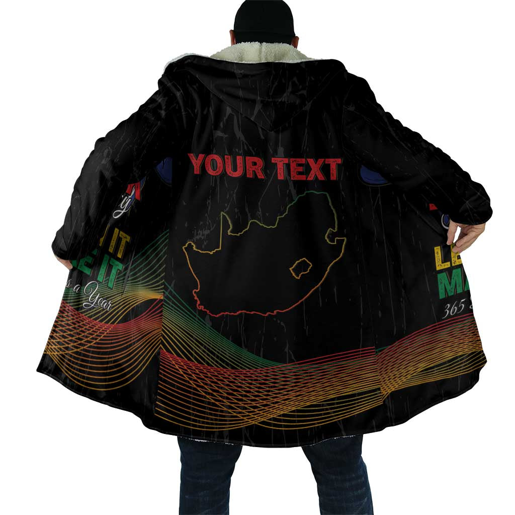 Personalized South Africa Black History Month Cloak Live It Learn It Make It - Wonder Print Shop
