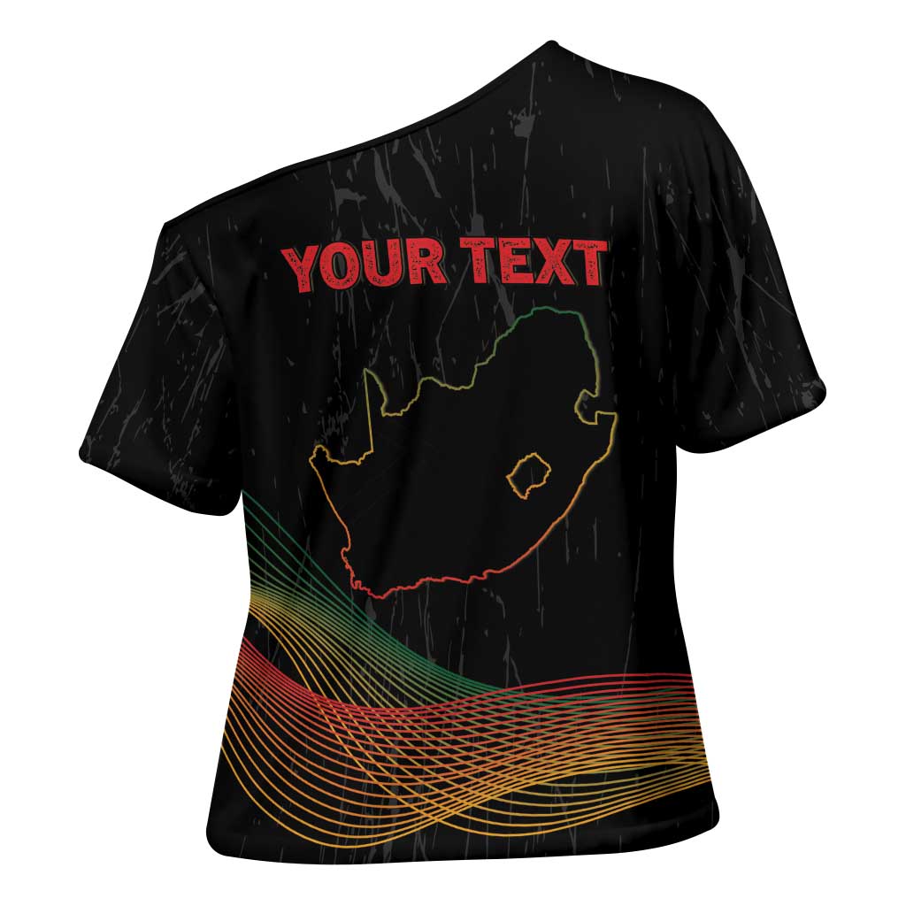 Personalized South Africa Black History Month Cross Shoulder Shirt Live It Learn It Make It - Wonder Print Shop