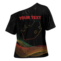Personalized South Africa Black History Month Cross Shoulder Shirt Live It Learn It Make It - Wonder Print Shop