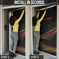 Personalized South Africa Black History Month Door Cover Live It Learn It Make It - Wonder Print Shop