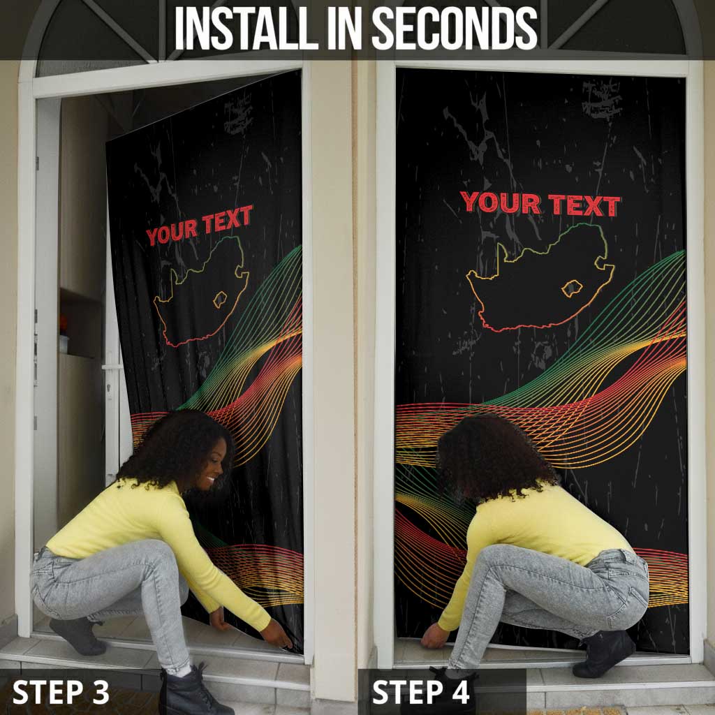 Personalized South Africa Black History Month Door Cover Live It Learn It Make It - Wonder Print Shop