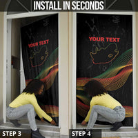Personalized South Africa Black History Month Door Cover Live It Learn It Make It - Wonder Print Shop