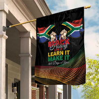 South Africa Black History Month Garden Flag Live It Learn It Make It - Wonder Print Shop