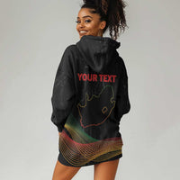 Personalized South Africa Black History Month Hoodie Dress Live It Learn It Make It - Wonder Print Shop