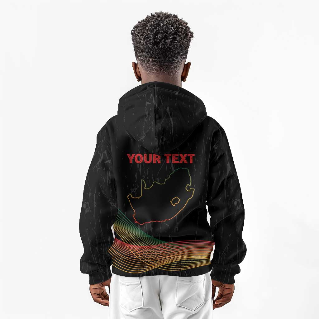 Personalized South Africa Black History Month Kid Hoodie Live It Learn It Make It - Wonder Print Shop