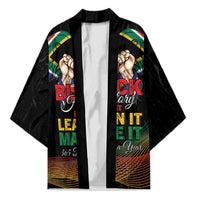 Personalized South Africa Black History Month Kimono Live It Learn It Make It - Wonder Print Shop