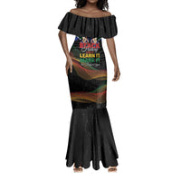 Personalized South Africa Black History Month Mermaid Dress Live It Learn It Make It - Wonder Print Shop