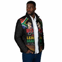 Personalized South Africa Black History Month Padded Jacket Live It Learn It Make It - Wonder Print Shop