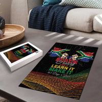 South Africa Black History Month Puzzle Live It Learn It Make It - Wonder Print Shop