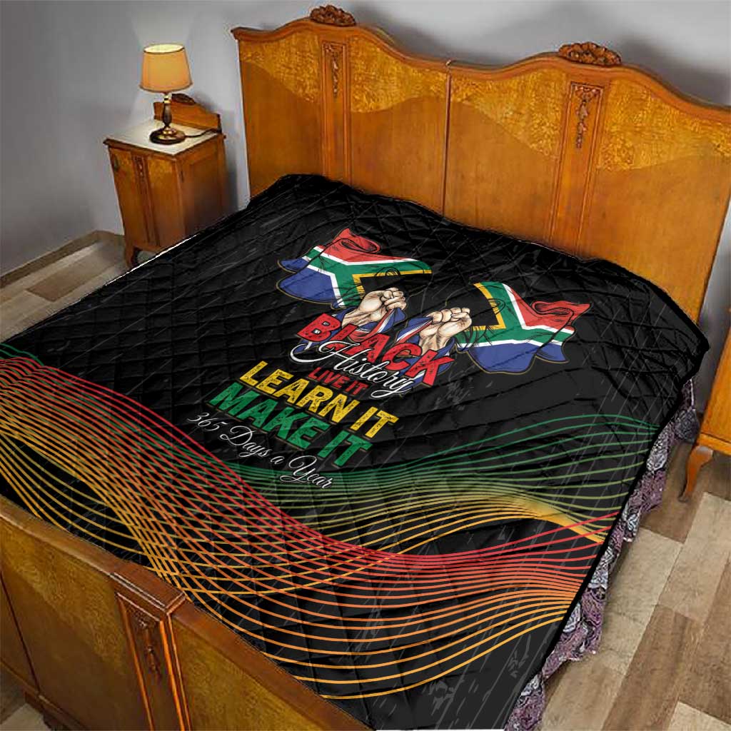 South Africa Black History Month Quilt Live It Learn It Make It - Wonder Print Shop