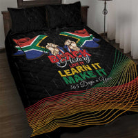 South Africa Black History Month Quilt Bed Set Live It Learn It Make It - Wonder Print Shop