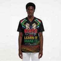 Personalized South Africa Black History Month Scrub Top Live It Learn It Make It - Wonder Print Shop