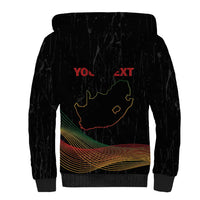 Personalized South Africa Black History Month Sherpa Hoodie Live It Learn It Make It - Wonder Print Shop
