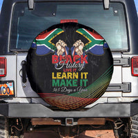 South Africa Black History Month Spare Tire Cover Live It Learn It Make It - Wonder Print Shop