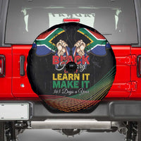 South Africa Black History Month Spare Tire Cover Live It Learn It Make It - Wonder Print Shop
