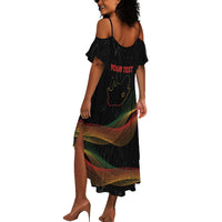 Personalized South Africa Black History Month Summer Maxi Dress Live It Learn It Make It - Wonder Print Shop