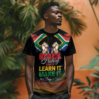 Personalized South Africa Black History Month T shirt Live It Learn It Make It - Wonder Print Shop