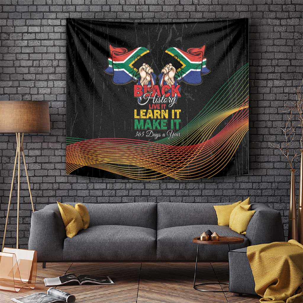 South Africa Black History Month Tapestry Live It Learn It Make It - Wonder Print Shop