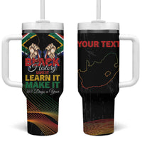 Personalized South Africa Black History Month Tumbler With Handle Live It Learn It Make It - Wonder Print Shop