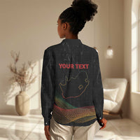 Personalized South Africa Black History Month Women Casual Shirt Live It Learn It Make It - Wonder Print Shop