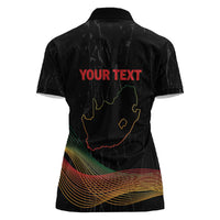 Personalized South Africa Black History Month Women Polo Shirt Live It Learn It Make It - Wonder Print Shop
