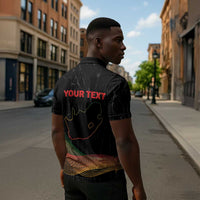 Personalized South Africa Black History Month Zipper Polo Shirt Live It Learn It Make It - Wonder Print Shop