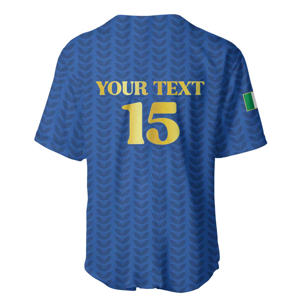 Custom Italy Football 2026 Baseball Jersey Road To Champions - Wonder Print Shop