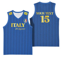 Custom Italy Football 2026 Basketball Jersey Road To Champions - Wonder Print Shop