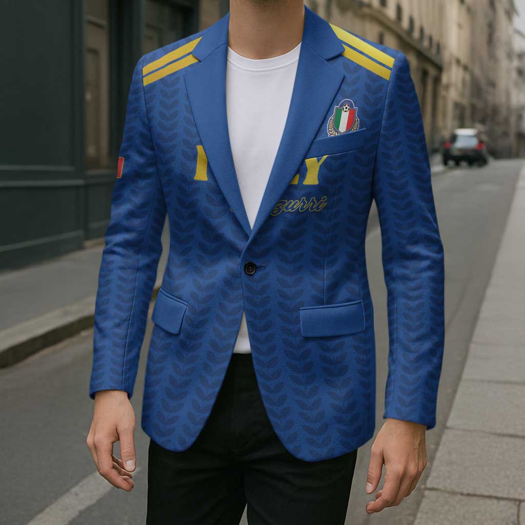 Custom Italy Football 2026 Blazer Road To Champions - Wonder Print Shop