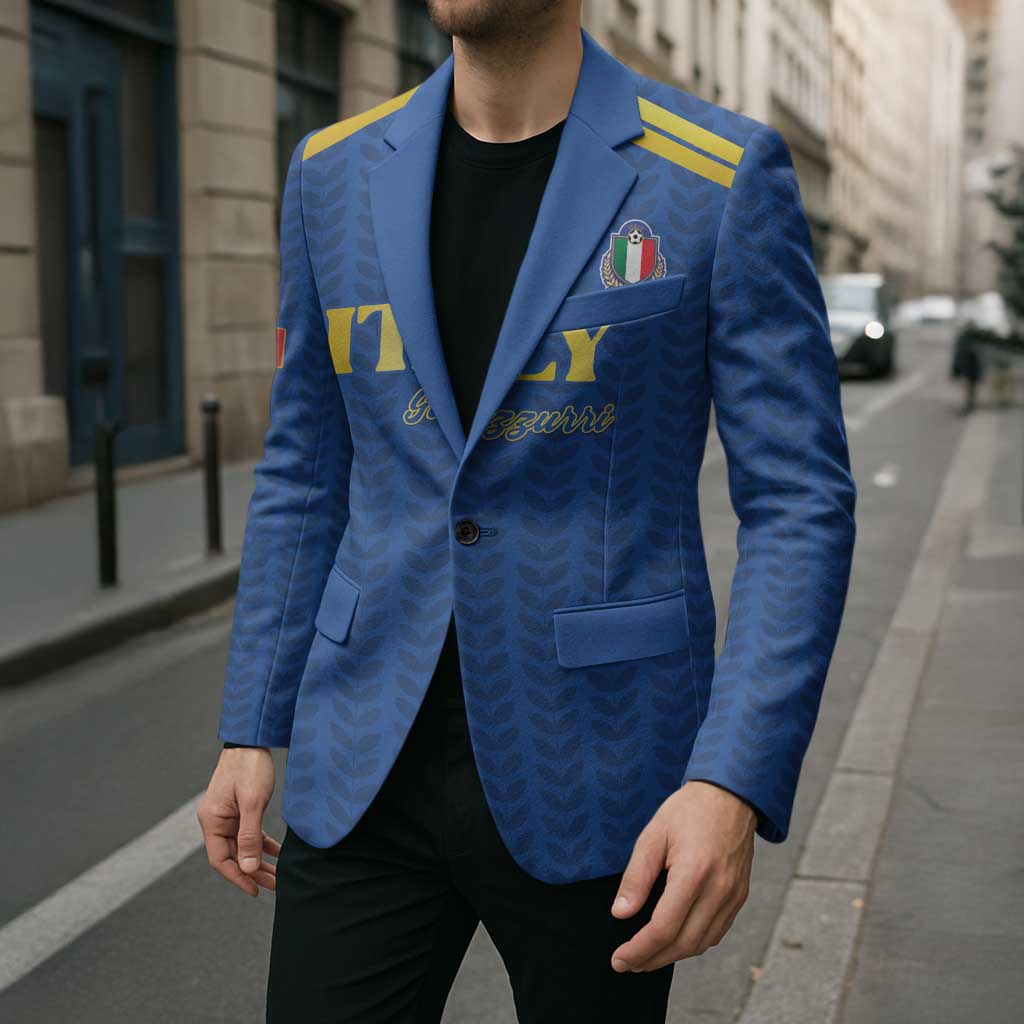 Custom Italy Football 2026 Blazer Road To Champions - Wonder Print Shop