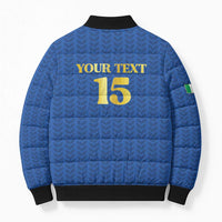 Custom Italy Football 2026 Bomber Puffer Jacket Road To Champions - Wonder Print Shop