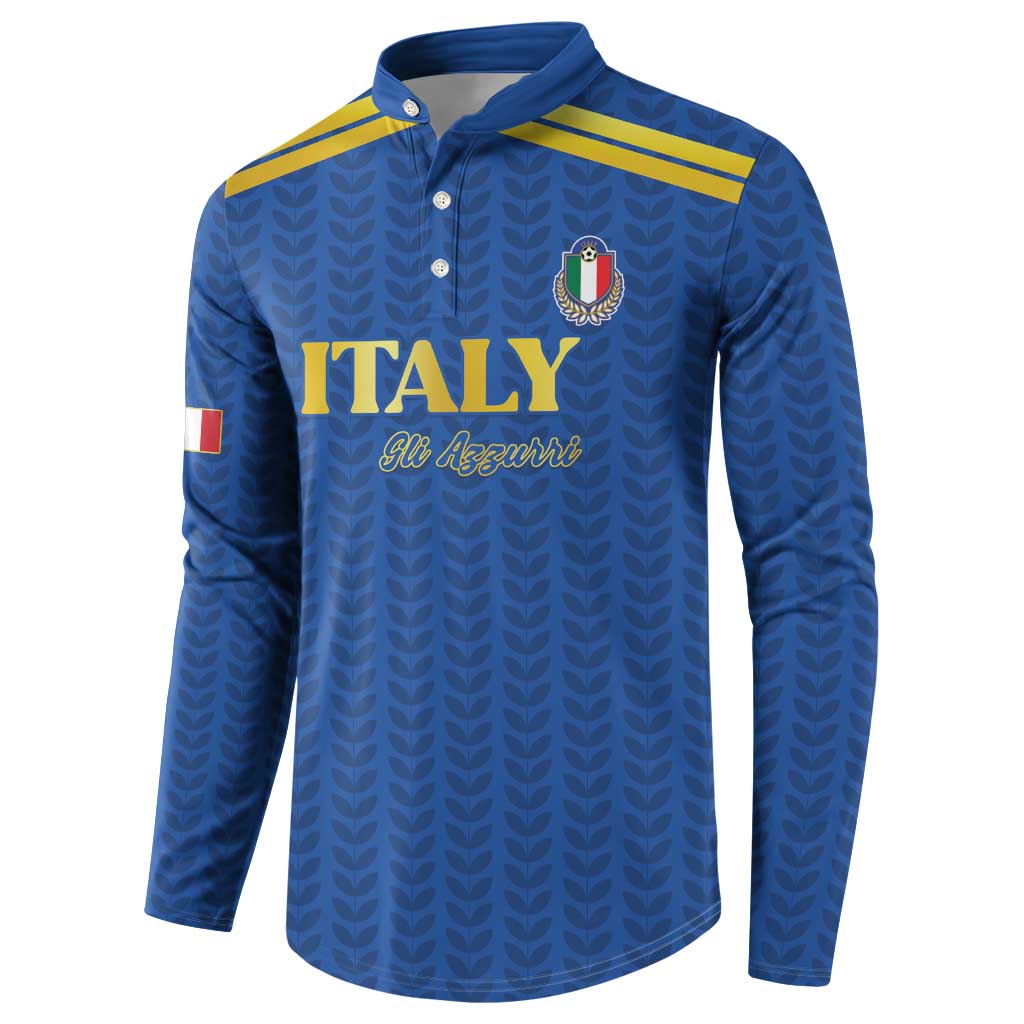 Custom Italy Football 2026 Button Sweatshirt Road To Champions - Wonder Print Shop