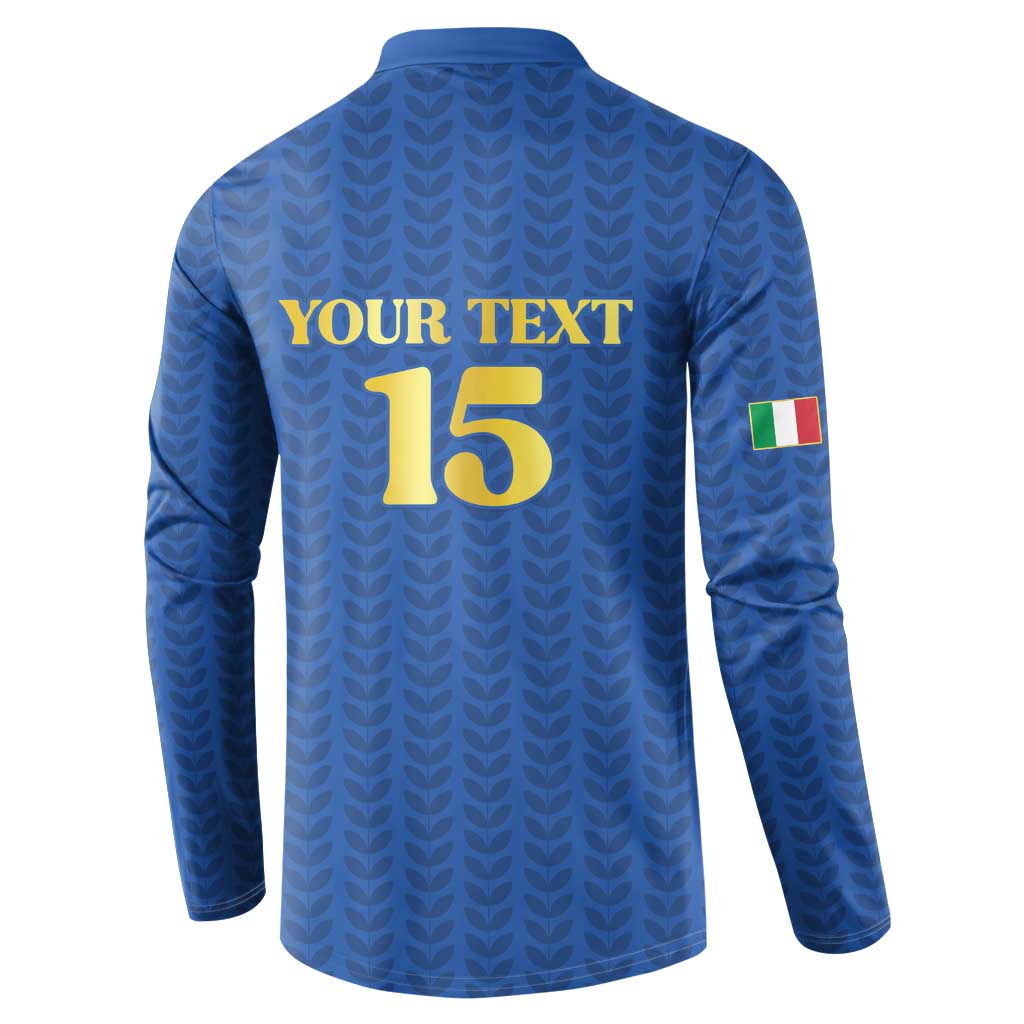 Custom Italy Football 2026 Button Sweatshirt Road To Champions - Wonder Print Shop