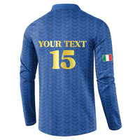 Custom Italy Football 2026 Button Sweatshirt Road To Champions - Wonder Print Shop