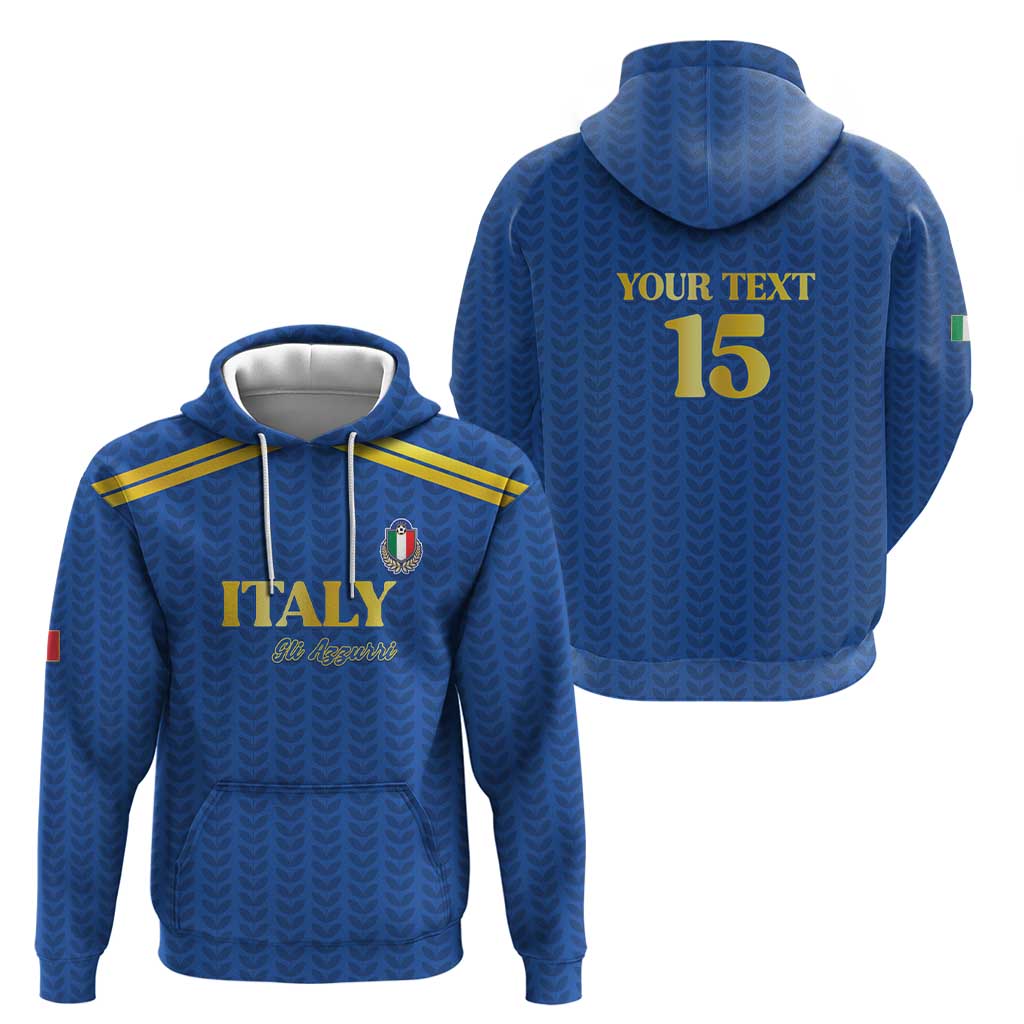 Custom Italy Football 2026 Hoodie Road To Champions - Wonder Print Shop