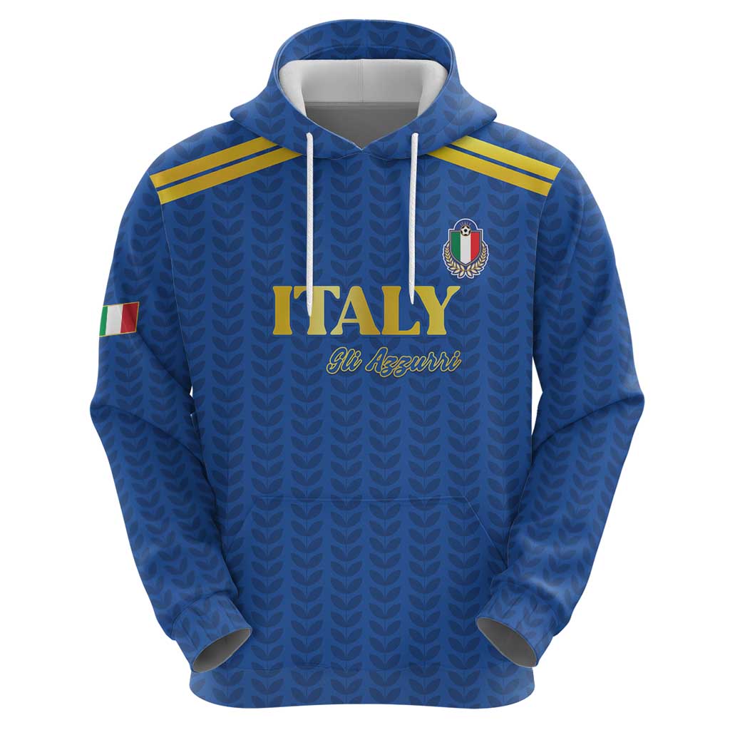 Custom Italy Football 2026 Hoodie Road To Champions - Wonder Print Shop