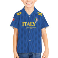 Custom Italy Football 2026 Kid Hawaiian Shirt Road To Champions - Wonder Print Shop