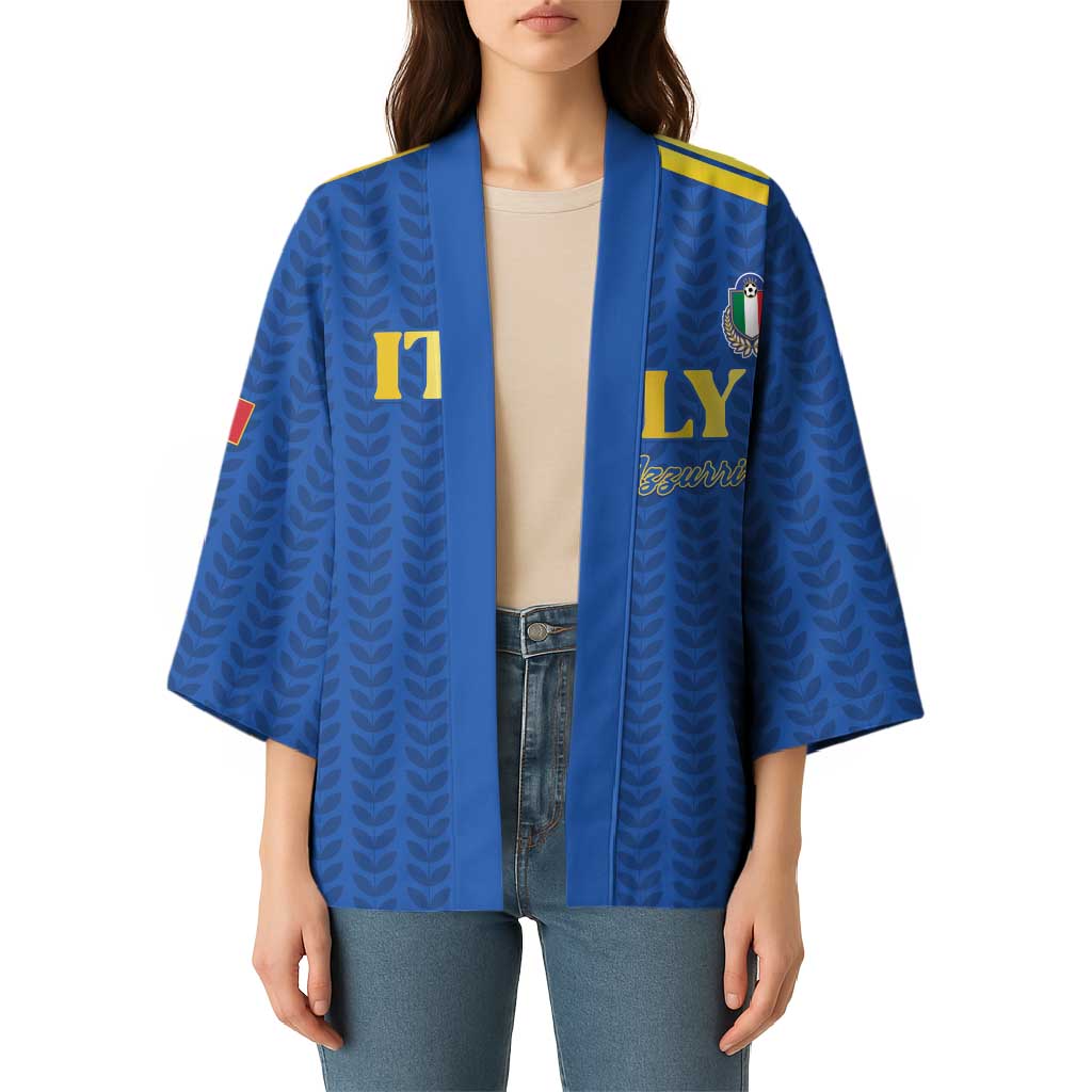 Custom Italy Football 2026 Kimono Road To Champions - Wonder Print Shop