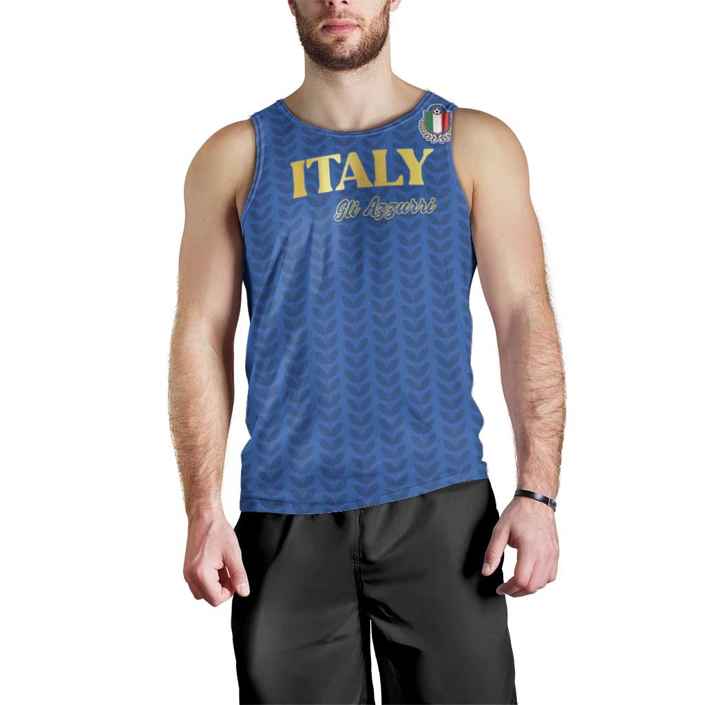 Custom Italy Football 2026 Men Tank Top Road To Champions - Wonder Print Shop